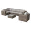 Ensemble de conversation pour 5 personnes avec coussins Joines | Assise en osier sans assemblage-962483812