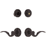 Nostalgic Warehouse Rope Rosette Entry Set with Manor Lever