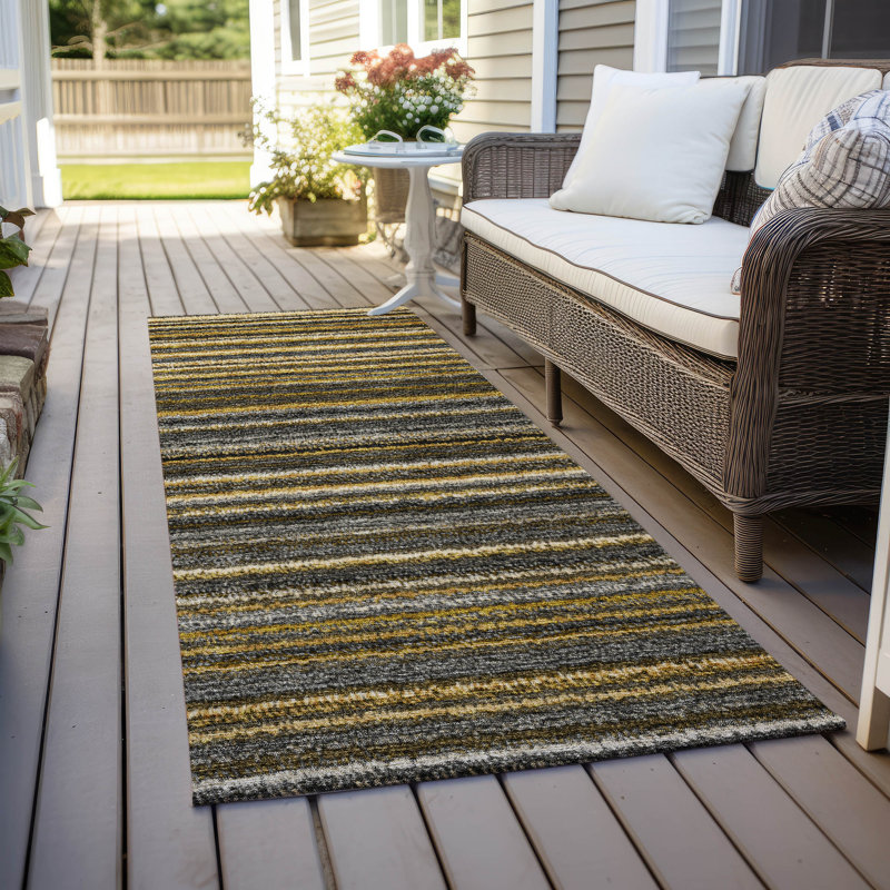 Tapis intérieur / extérieur Siohban, Tapis de couloir 2 pi 3 po x 7 pi 6 po