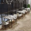 Fung Marble Top Metal Base Dining Table-2012168394
