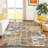 Machine Washable Indoor/Outdoor Molewski ACN2349 Abstract Rug-1593702440