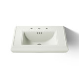 Memoirs® Rectangular Pedestal Bathroom Sink with Overflow