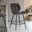 Sanil Upholstered Counter Stool with Metal Frame