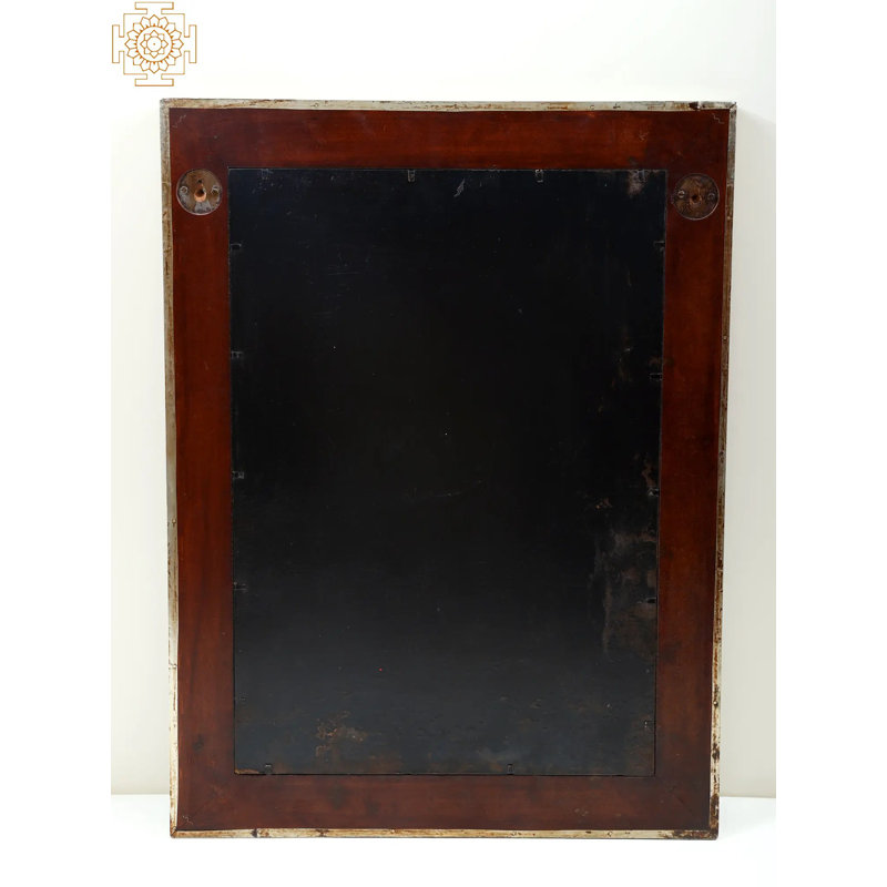Wood Flat Wall Mirror