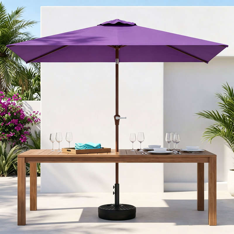 Parasol de patio 10 x 6,5 pi, Mauve