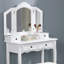 Ensemble coiffeuse et tabouret en bois Sanlo-1542275959