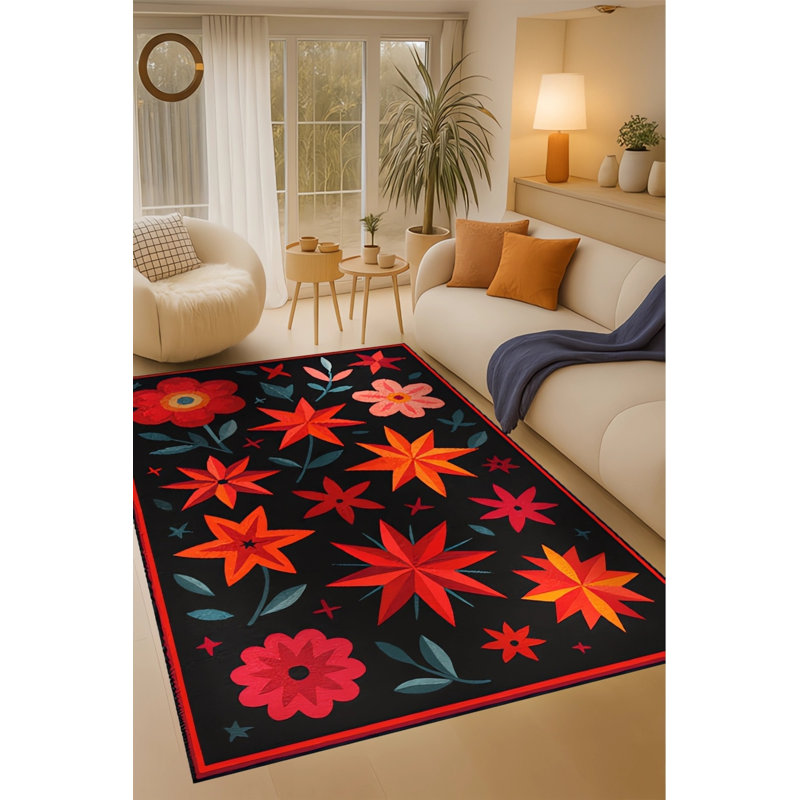 Tapis beige tissé traditionnel Mosso, 2 pi 6 po x 4 pi 11 po