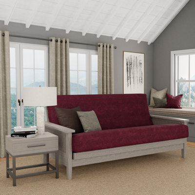 Housse pour futon à coussins carrés Leupp