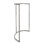 43'' Metal Industrial Pipe Clothing Rack