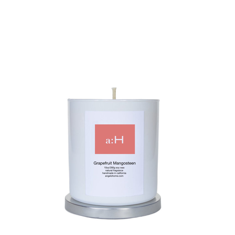 Handmade White Grapefruit Mangosteen Scented Candle