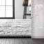 Tapis gris délavé à médaillons tissé à la machine de style traditionnel Fullwood-980587899