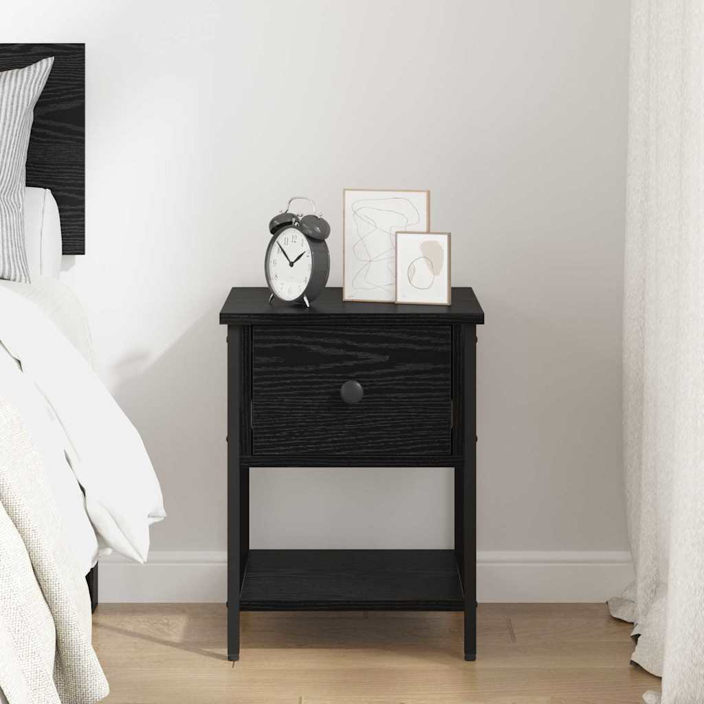 34cm W Manufactured Wood Bedside Table