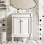 Meuble-lavabo simple 24 po avec plateau en céramique Dorukan-221525089