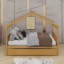 Lit double en bois avec lit gigogne-1158639693