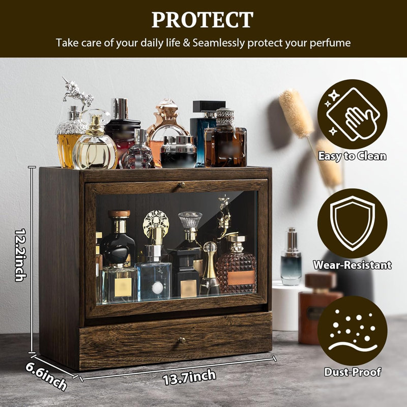Makeup Organiser, Brown