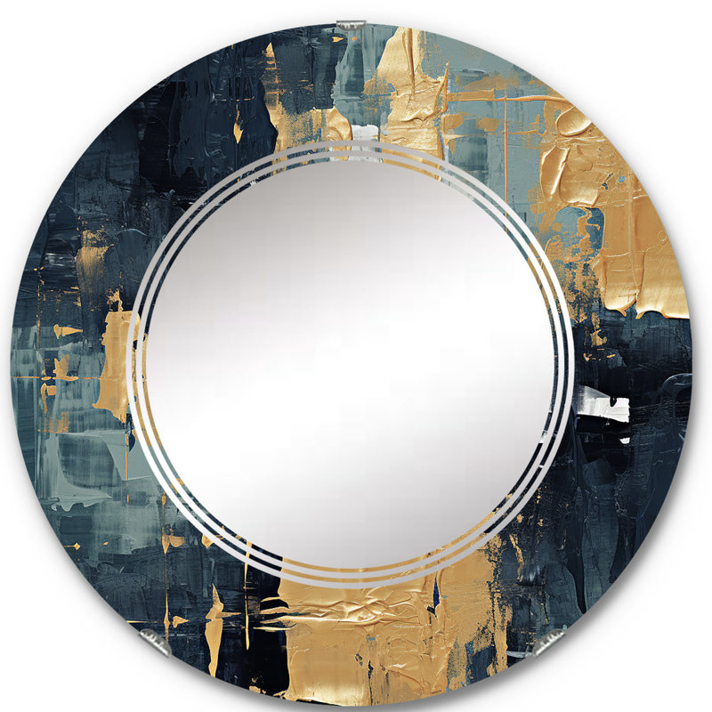 Miroir mural rond Caxton, 24 po x 24 po
