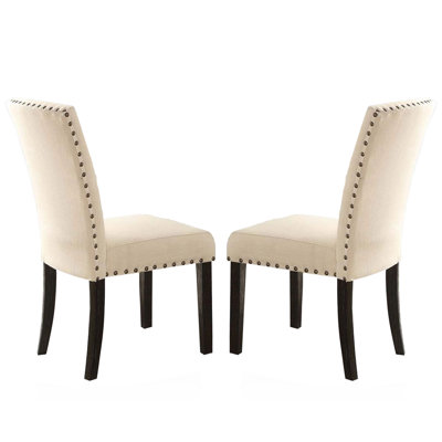 20'' H Linen Upholstered Parsons Chair