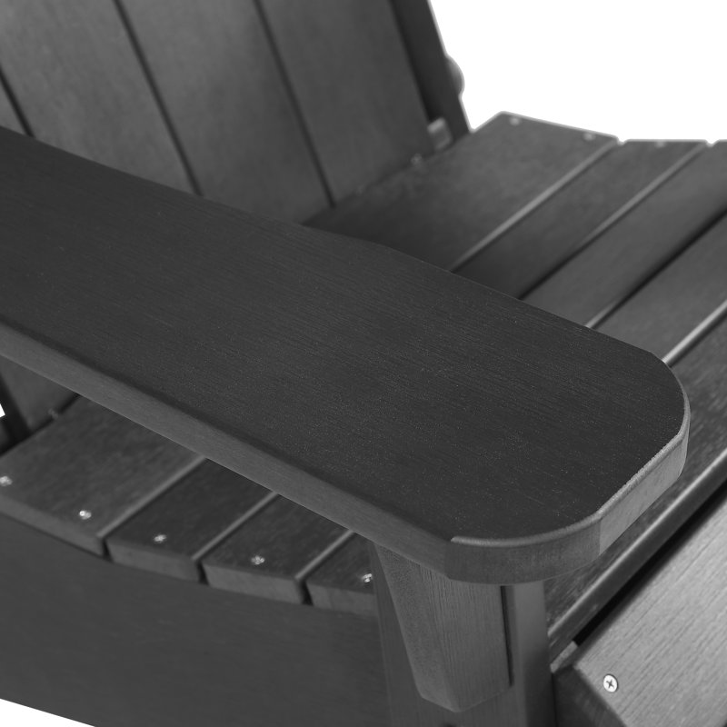 Chaise Adirondack, Gris foncé