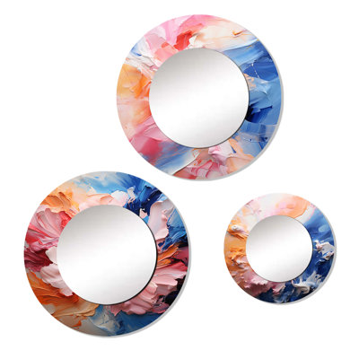 Nioclas Metal Round Mirror
