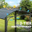 Toit en arc 8X5ft