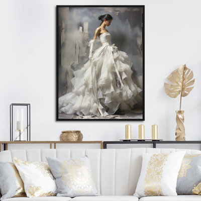 Grey Modern Ballet Dance Motion I - Fashion Wall Art
