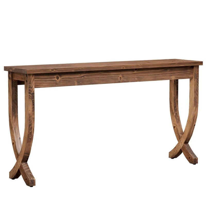 Rustic Entryway Console Table with Farmhouse Charm