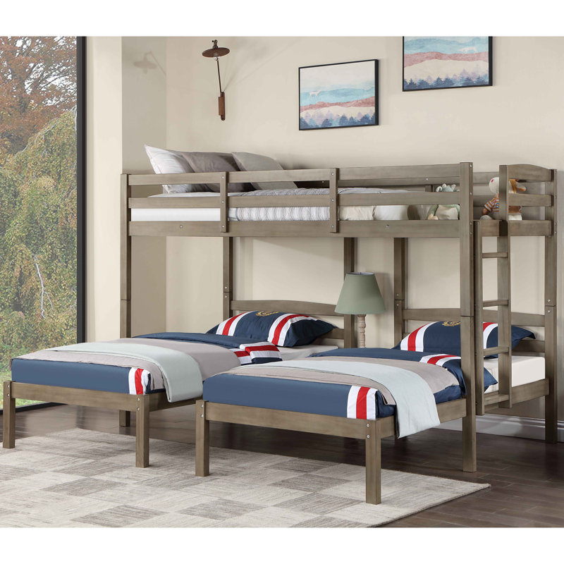 Kids Twin Bunk Bed