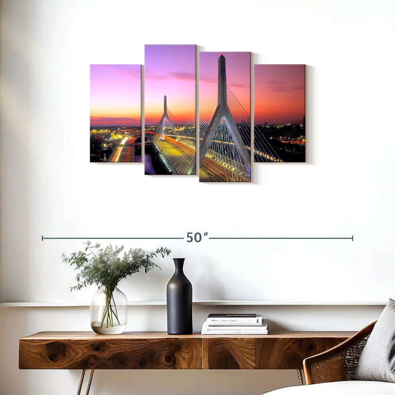 Pont Lilie Leonard P. Zakim, H 22 po x l 36 po