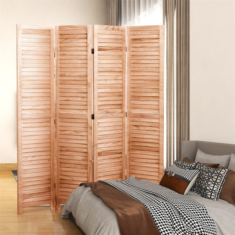 Cloison pliante en bois massif l 55,2 po x H 65 po
