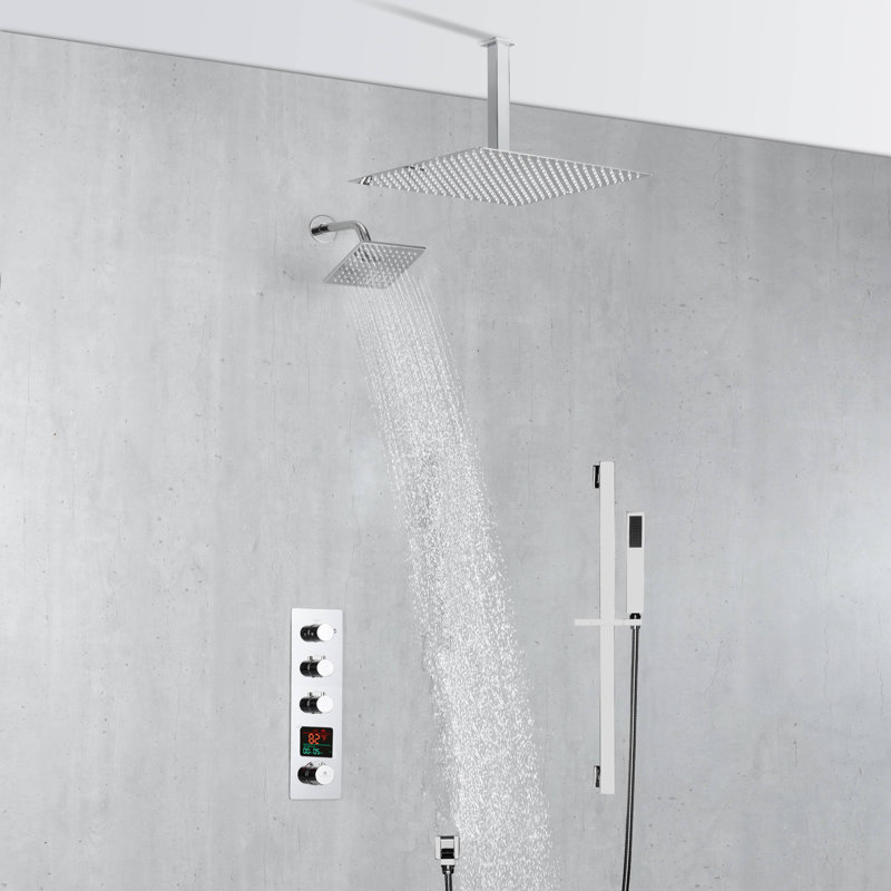 All-In-One Kit with Rough in-Valve, Chrome