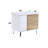 White High Gloss Finish End Table