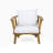 Outdoor Acacia Wood Patio Club Chair