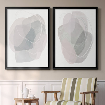 «River Jewels I», ensemble de 2 peintures sur toiles
