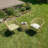 Patio Leisure Natural Rattan Coversation Sets With Solar Light Coffee Table & 2 Accent Armchair