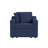 Lockheart 32" Accent Chair Slope Arm Blue-126756035