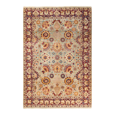 Keenan One-of-a-Kind 6' 1" X 8' 10" 2000s Wool Area Rug in Blue