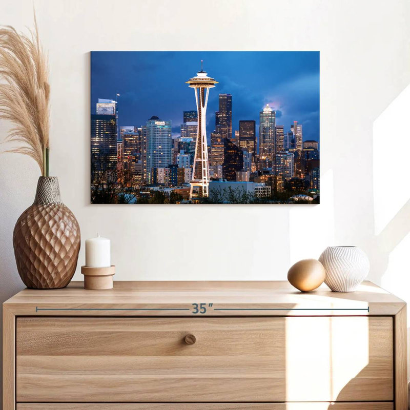 Kavia Space Needle Seattle, 16" H x 24" W