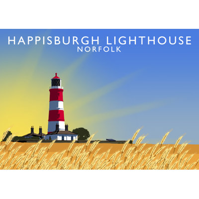 Happisburgh Lighthouse 2 by Richard O'Neil - Print