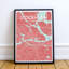 Stockholm City Map - No Frame Print-1013112838