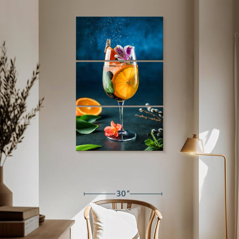 Yarlin Citrus Cocktail, 65" H x 42" W