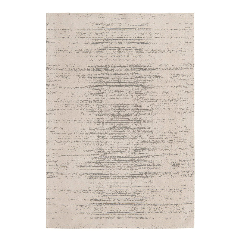 Cotton Abstract Indoor Rug, Rectangle 5' x 7'2"