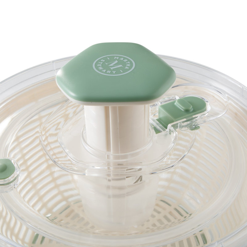 Égouttoir à salade 6,3 pte Martha Stewart Gulfwind, laveuse à fruits, bol à laver les fruits avec crépine, nettoyeur à légumes, nettoyeur à salade, laveuse à laitue