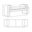 Banc d'appoint en chenille-400512105-400512113-400512116