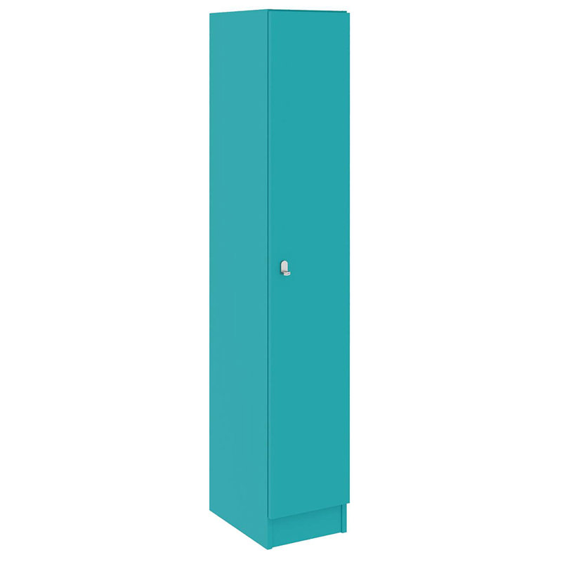 Armoire de vestibule de classe simple à un compartiment avec porte, Océan