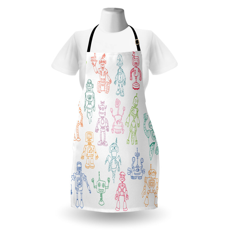 No Pattern Bib Apron