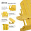 Chaise Adirondack pliante en PEHD avec porte-gobelet résistant aux intempéries-836681144