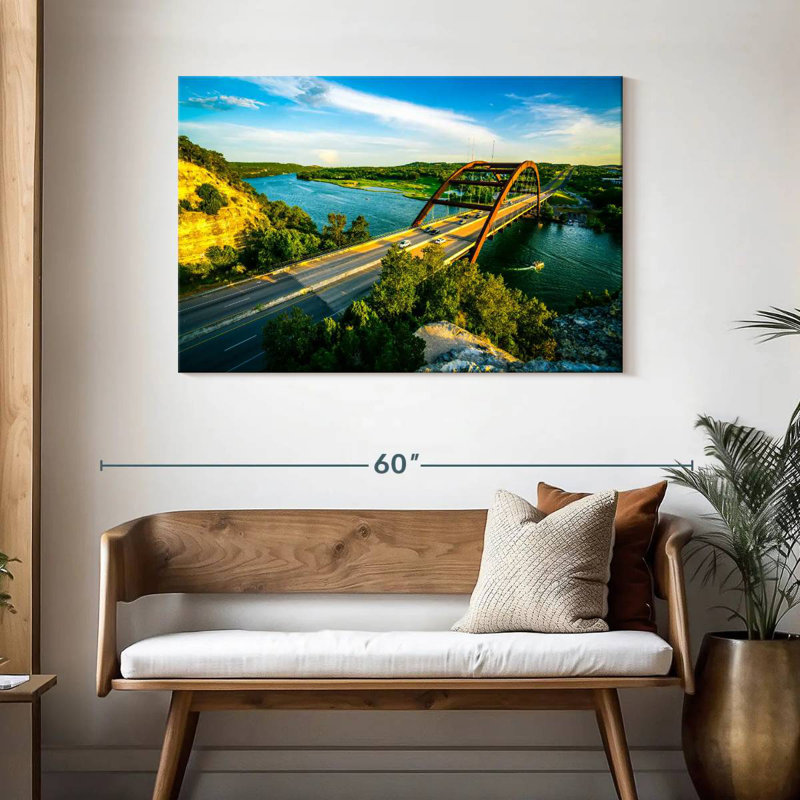 Pont ensoleillé Pennybacker, H 30 po x l 45 po