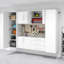 Armoire de rangement supérieure de 30 po avec tablette réglable, armoire murale suspendue pour la buanderie, garde-manger, rangement mural pour garage, H 24 po x l 30 po x P 16 po, Barrayo-299341896
