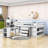 Englas Kids Full Loft Bed with Drawers-275118139