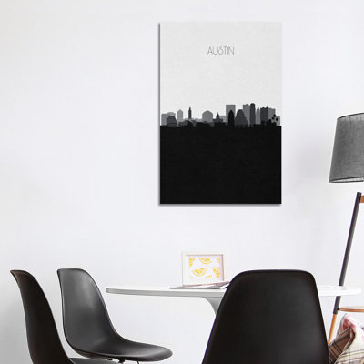 Austin Skyline by Ayse Deniz Akerman - Wrapped Canvas Gallery-Wrapped Canvas Giclée